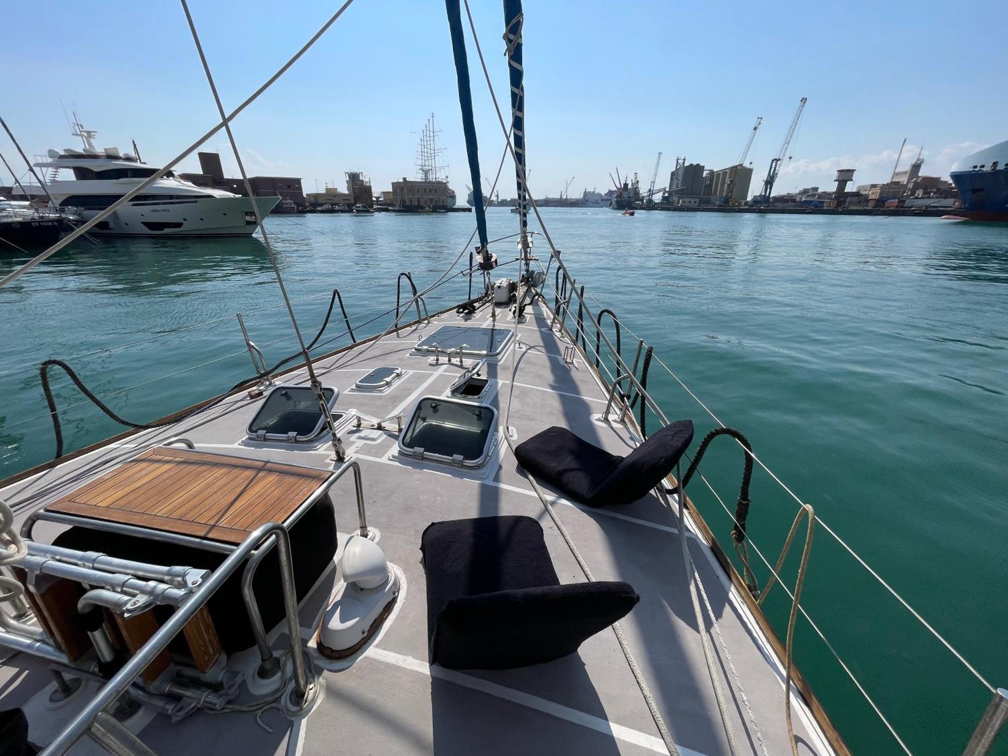Sailboat B&B On Board Catánia Buitenkant foto